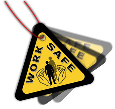 Work safe tags illustration